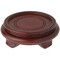 Bard's Dark Wood Decorative Base, 1.625" H x 4.25" W x 4.25" D (3" Display Diameter)